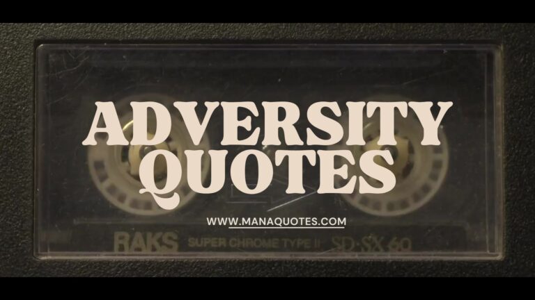 quot on adversity