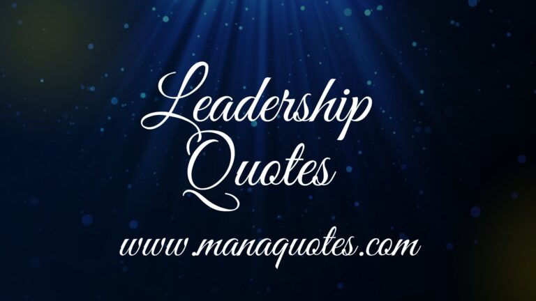 leadership quotes